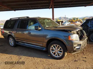 2017 Ford Expedition Max Limited z VIN 1FMJK2AT1HEA62133, wystawiony jako IAAI lot #42620755 z przebiegiem 174 661 mil mil oraz . Historia ofert i sprzedaży dostępna na DreamBid. Obrazek 1.