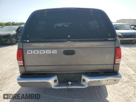 2002 Dodge Dakota with VIN 1B7GL12X32S716758, listed as a Copart auction lot 61710754 with 265,494 mi miles and Salvage Title. Bid and sale history available at carsss.com. Image 6.