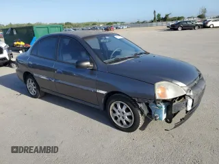 2003 Kia Rio with VIN KNADC125936223322, listed as a Copart auction lot 51961215 with 89,449 mi miles and Clean Title. Bid and sale history available at carsss.com. Image 4.