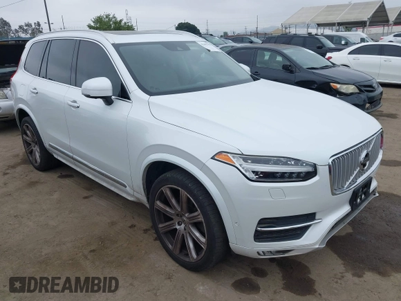 2016 Volvo XC90 T6 Inscription with VIN YV4A22PL7G1050888, listed as a IAAI auction lot 42442793 with 103,884 mi miles and . Bid and sale history available at DreamBid. Image 1.