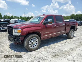 2016 GMC Sierra 2500HD Denali with VIN 1GT12UE80GF152033, listed as a Copart auction lot 62566445 with 55,821 mi miles and Clean title. Bid and sale history available at DreamBid. Image 1.