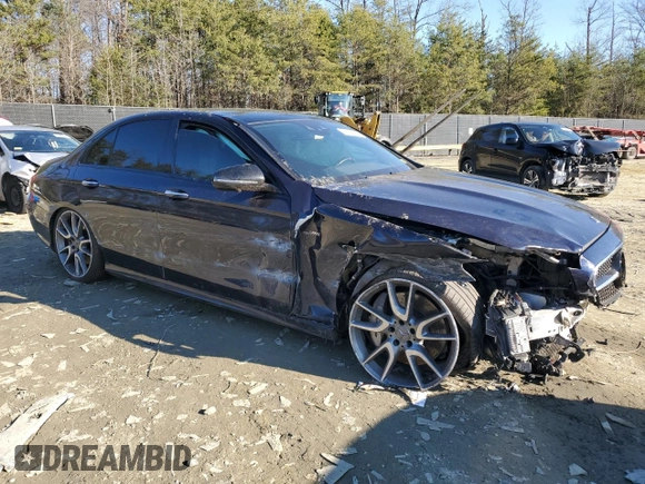 2020 Mercedes-Benz E AMG E 53 with VIN WDDZF6BB8LA744473, listed as a Copart auction lot 86145534 with 75,444 mi miles and Salvage Title. Bid and sale history available at carsss.com. Image 4.