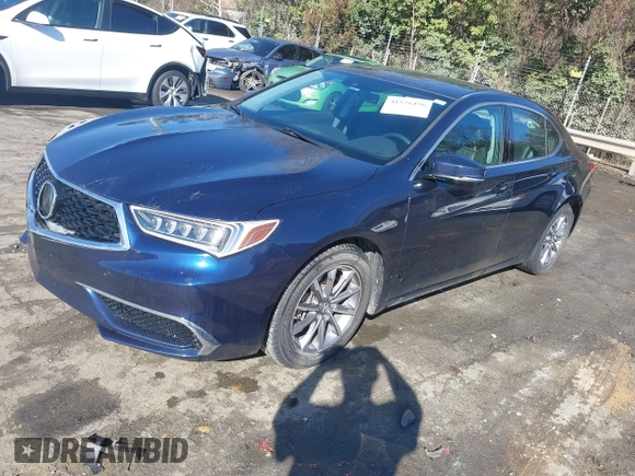 2020 Acura TLX with VIN 19UUB1F33LA001999, listed as a IAAI auction lot 41526456 with 86,855 mi miles. Bid and sale history available at carsss.com. Image 2.