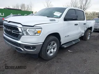 2024 Ram 1500 Big Horn with VIN 1C6SRFFT6RN115065, listed as a IAAI auction lot 41997639 with 15,453 mi miles and . Bid and sale history available at DreamBid. Image 19.