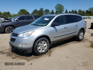 2012 Chevrolet Traverse LS z VIN 1GNKREED7CJ382606, wystawiony jako Copart lot #54973155 z przebiegiem 203 436 mil mil oraz Szkoda całkowita • Salvage title. Historia ofert i sprzedaży dostępna na DreamBid. Obrazek 1.