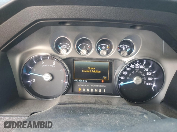 2016 Ford F-350 Lariat with VIN 1FT8W3DT4GED09118, listed as a Copart auction lot 50782895 with 412,336 mi miles and Salvage title. Bid and sale history available at DreamBid. Image 9.