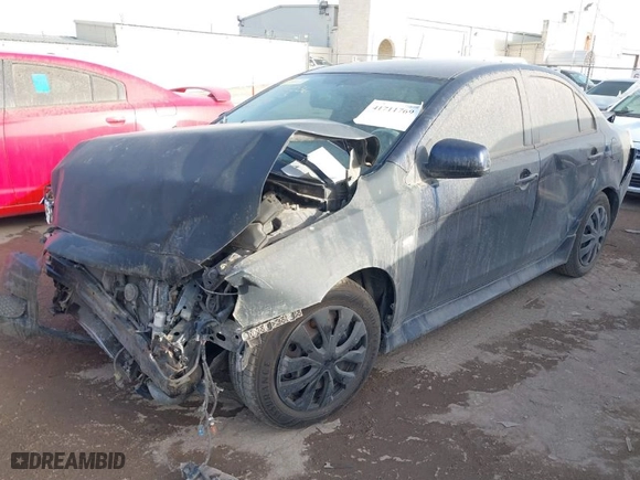 2014 Mitsubishi Lancer ES with VIN JA32U2FU1EU002003, listed as a IAAI auction lot 41711769 with 114,699 mi miles. Bid and sale history available at carsss.com. Image 2.