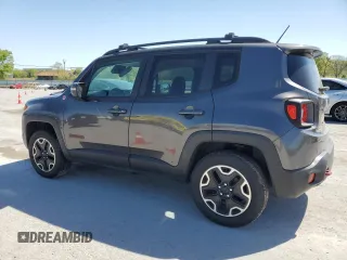 2016 Jeep Renegade Trailhawk with VIN ZACCJBCTXGPD70324, listed as a Copart auction lot 52681495 with 195,442 mi miles and Salvage Title. Bid and sale history available at carsss.com. Image 2.