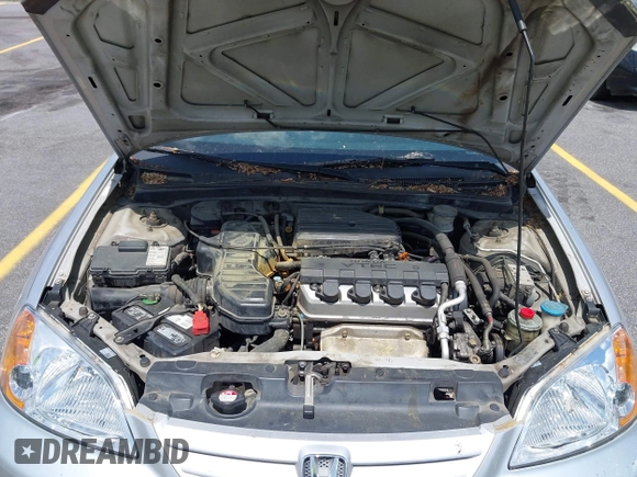 2003 Honda Civic EX with VIN 1HGES26753L007546, listed as a IAAI auction lot 42169138 with 151,688 mi miles. Bid and sale history available at carsss.com. Image 10.