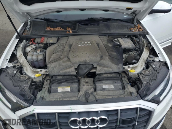 2022 Audi Q7 Premium Plus with VIN WA1LXBF75ND002720, listed as a Copart auction lot 54001815 with 54,677 mi miles and Salvage title. Bid and sale history available at DreamBid. Image 12.