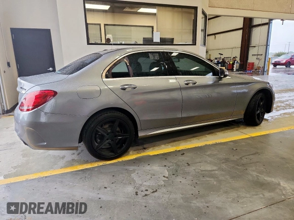 2015 Mercedes-Benz C 300 Luxury with VIN 55SWF4KBXFU007870, listed as a Copart auction lot 63792555 with 188,328 mi miles and Clean title. Bid and sale history available at DreamBid. Image 3.