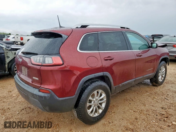 2019 Jeep Cherokee Latitude with VIN 1C4PJMCB5KD337646, listed as a Copart auction lot 58588455 with 120,845 mi miles and Salvage title. Bid and sale history available at DreamBid. Image 3.