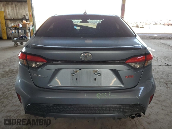 2020 Toyota Corolla XSE with VIN JTDT4RCE0LJ023547, listed as a Copart auction lot 52449155 with 42,248 mi miles and Salvage Title. Bid and sale history available at carsss.com. Image 6.