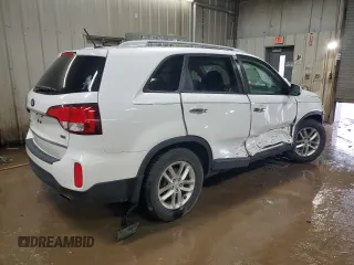 2014 Kia Sorento LX with VIN 5XYKT4A66EG440414, listed as a Copart auction lot 50092125 with 86,558 mi miles and Salvage Title. Bid and sale history available at carsss.com. Image 3.