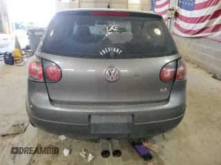 2007 Volkswagen Rabbit with VIN WVWAR71K37W171593, listed as a Copart auction lot 62010554 with 244,797 mi miles and Salvage Title. Bid and sale history available at carsss.com. Image 6.