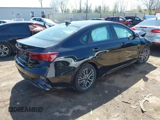 2024 Kia Forte GT-Line with VIN 3KPF54AD7RE822951, listed as a IAAI auction lot 41988055 with 16,180 mi miles and . Bid and sale history available at carsss.com. Image 4.