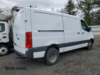 2021 Mercedes-Benz Sprinter with VIN W1Y5EBHY5MT073670, listed as a Copart auction lot 51077245 with Not Provided miles and Salvage Title. Bid and sale history available at DreamBid. Image 3.