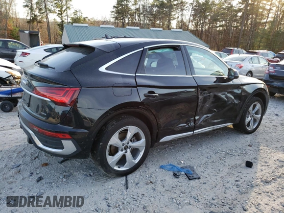 2024 Audi Q5 Sportback S line Prestige with VIN WA16AAFY7R2047970, listed as a Copart auction lot 78862604 with 13,186 mi miles and Salvage title. Bid and sale history available at DreamBid. Image 3.