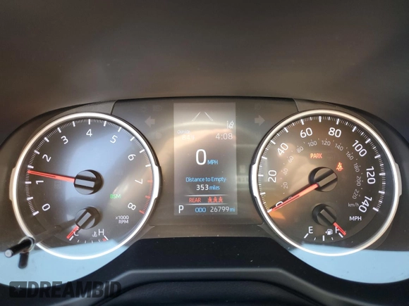 2021 Toyota RAV4 XLE Premium with VIN 2T3C1RFV4MC148429, listed as a Copart auction lot 58264395 with 26,799 mi miles and Salvage title. Bid and sale history available at DreamBid. Image 9.