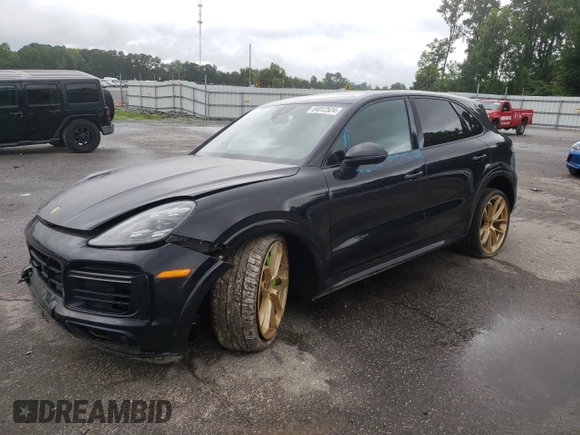 2019 Porsche Cayenne Turbo with VIN WP1AF2AYXKDA80663, listed as a Copart auction lot 64012524 with 49,421 mi miles and Salvage title. Bid and sale history available at DreamBid. Image 1.