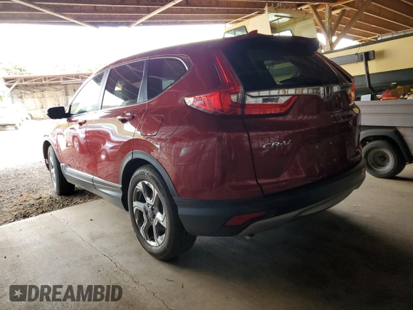 2017 Honda CR-V EX-L with VIN 2HKRW1H81HH509356, listed as a Copart auction lot 49499675 with 40,771 mi miles and Salvage Title. Bid and sale history available at carsss.com. Image 2.