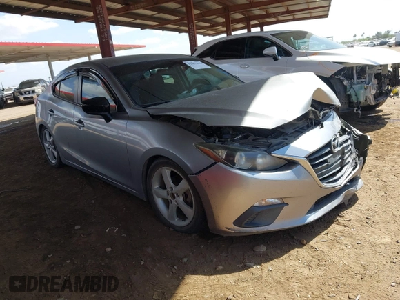 2015 Mazda 3 i SV with VIN JM1BM1T78F1252478, listed as a IAAI auction lot 42062824 with 122,799 mi miles. Bid and sale history available at carsss.com. Image 1.
