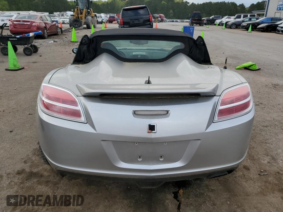 2008 Saturn Sky with VIN 1G8MC35B28Y118076, listed as a Copart auction lot 51433805 with 75,537 mi miles and Salvage Title. Bid and sale history available at carsss.com. Image 6.