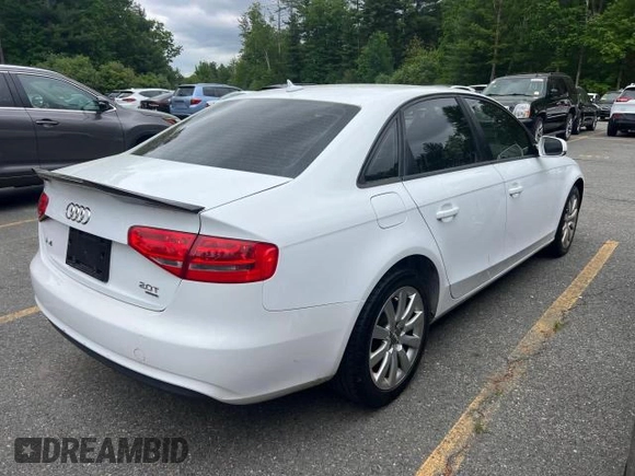 2013 Audi A4 Premium with VIN WAUBFAFL0DN036100, listed as a Copart auction lot 59187055 with 137,000 mi miles and Clean title. Bid and sale history available at DreamBid. Image 4.