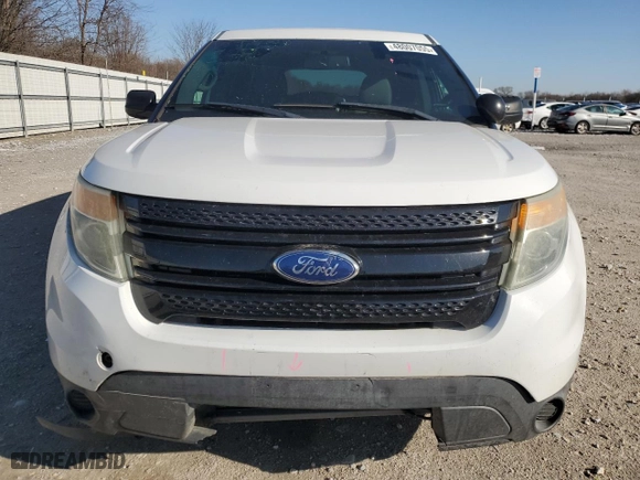 2014 Ford Utility Police Interceptor with VIN 1FM5K8AR7EGB74170, listed as a Copart auction lot 48007055 with 177,386 mi miles and Salvage Title. Bid and sale history available at carsss.com. Image 5.