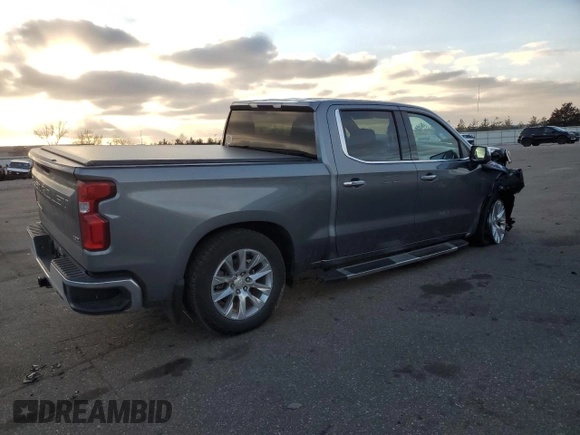 2020 Chevrolet Silverado 1500 LTZ with VIN 1GCUYGEL3LZ259149, listed as a Copart auction lot 86646244 with 84,499 mi miles and Salvage Title. Bid and sale history available at DreamBid. Image 3.