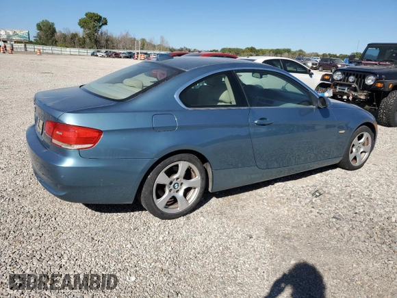 2007 BMW 3 Series 328xi with VIN WBAWV53577PF95222, listed as a Copart auction lot 73176344 with 162,683 mi miles and Salvage title. Bid and sale history available at DreamBid. Image 3.