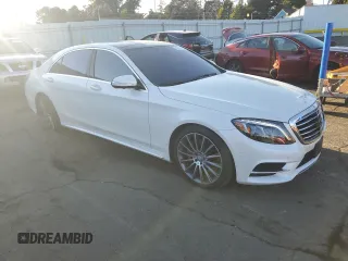 2016 Mercedes-Benz S 550 with VIN WDDUG8CBXGA212892, listed as a Copart auction lot 43206735 with 75,907 mi miles and Salvage Title. Bid and sale history available at carsss.com. Image 4.