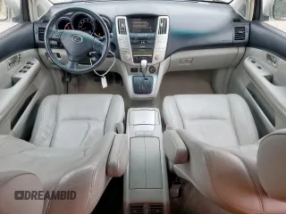 2006 Lexus RX 400h with VIN JTJGW31U762000555, listed as a Copart auction lot 54873185 with 191,579 mi miles and Salvage title. Bid and sale history available at DreamBid. Image 8.