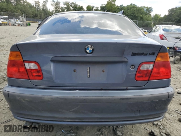 2001 BMW 3 Series 325i with VIN WBAAV33421EE77894, listed as a Copart auction lot 43516175 with 0 mi miles and Non Repairable. Bid and sale history available at carsss.com. Image 6.