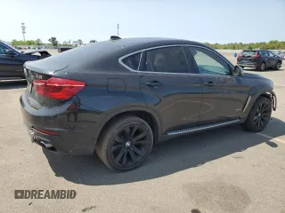 2017 BMW X6 xDrive35i with VIN 5UXKU2C3XH0U28599, listed as a Copart auction lot 53713523 with 78,052 mi miles. Bid and sale history available at carsss.com. Image 3.
