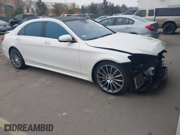 2014 Mercedes-Benz S-Class S 550 with VIN WDDUG8CB0EA054320, listed as a IAAI auction lot 41878661 with 98,825 mi miles. Bid and sale history available at carsss.com. Image 1.