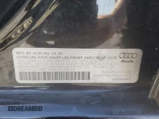 2009 Audi A4 2.0T Prem Plus with VIN WAUSF78K79N022113, listed as a Copart auction lot 77242274 with 151,314 mi miles and Salvage Title. Bid and sale history available at carsss.com. Image 12.