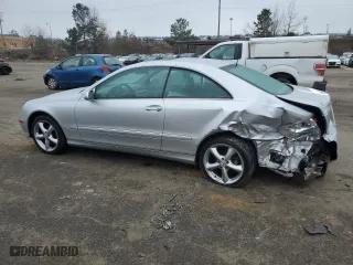 2003 Mercedes-Benz CLK-Class 3.2L with VIN WDBTJ65J33F051152, listed as a Copart auction lot 43031405 with 0 mi miles and Salvage Title. Bid and sale history available at carsss.com. Image 2.