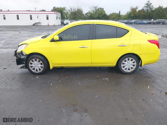 2012 Nissan Versa SV with VIN 3N1CN7AP9CL852473, listed as a IAAI auction lot 40433182 with 87,810 mi miles. Bid and sale history available at carsss.com. Image 15.