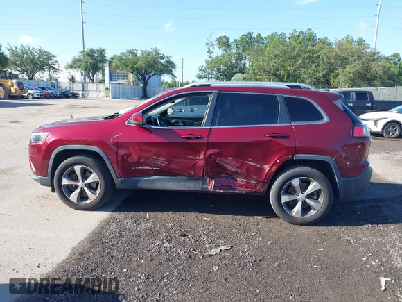 2020 Jeep Cherokee Limited with VIN 1C4PJMDX5LD567098, listed as a IAAI auction lot 42518932 with 46,177 mi miles and . Bid and sale history available at DreamBid. Image 14.