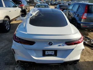 2020 BMW M8 with VIN WBSAE0C08LCD34180, listed as a Copart auction lot 59950634 with 24,898 mi miles and Salvage Title. Bid and sale history available at carsss.com. Image 6.