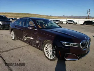2020 BMW 7 Series with VIN WBA7W4C06LBM70555, listed as a Copart auction lot 52126455 with 37,375 mi miles and Salvage title. Bid and sale history available at DreamBid. Image 11.