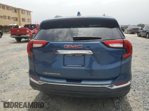 2024 GMC Terrain SLT with VIN 3GKALPEG1RL146602, listed as a Copart auction lot 59375185 with 29,640 mi miles and Salvage title. Bid and sale history available at DreamBid. Image 6.