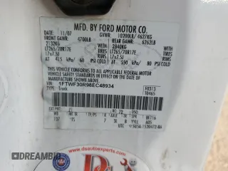 2008 Ford F-350 with VIN 1FTWF30R98EC48934, listed as a Copart auction lot 86751664 with Not provided miles and Salvage title. Bid and sale history available at DreamBid. Image 12.