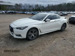 2017 Infiniti Q60 2.0t Premium with VIN JN1CV7EK5HM110860, listed as a Copart auction lot 47851095 with 93,742 mi miles and Salvage Title. Bid and sale history available at carsss.com. Image 1.