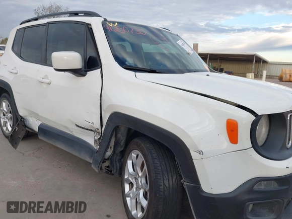 2015 Jeep Renegade Latitude with VIN ZACCJABT9FPB99964, listed as a IAAI auction lot 41250730 with 117,251 mi miles and . Bid and sale history available at carsss.com. Image 6.