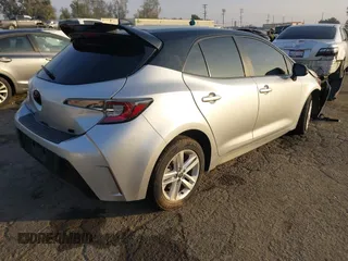 2021 Toyota Corolla Hatchback SE with VIN JTNB4MBE8M3145946, listed as a IAAI auction lot 41179942 with 41,607 mi miles. Bid and sale history available at carsss.com. Image 4.