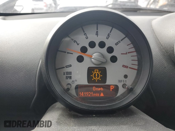 2012 MINI Countryman S with VIN WMWZC3C50CWL85937, listed as a Copart auction lot 46648585 with 141,921 mi miles and Salvage Title. Bid and sale history available at DreamBid. Image 9.
