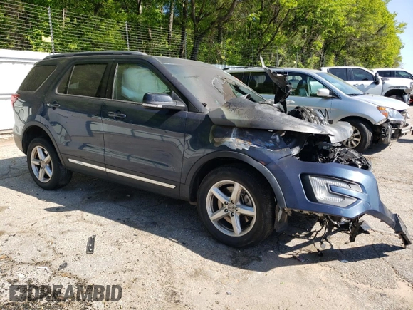 2017 Ford Explorer XLT z VIN 1FM5K8D86HGA19634, wystawiony jako Copart lot #53196185 z przebiegiem Nie podano mil oraz Szkoda całkowita • Salvage title. Historia ofert i sprzedaży dostępna na DreamBid. Obrazek 4.