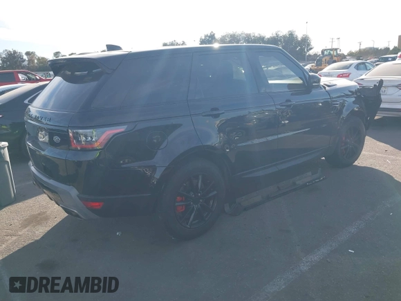 2020 Land Rover Range Rover Sport SE with VIN SALWG2SU5LA734268, listed as a IAAI auction lot 41420161 with 59,563 mi miles. Bid and sale history available at carsss.com. Image 4.